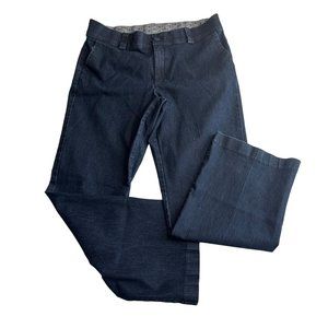 Lee Womens Platinum Label no gap waistband Size 18 straight leg trouser READ